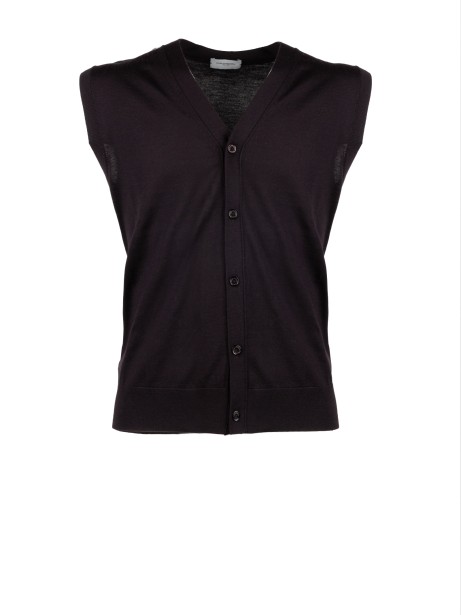 Gilet marrone uomo