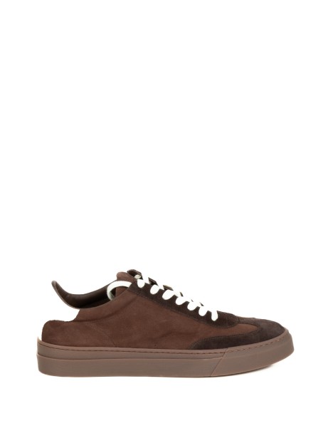 Men's Sneaker in Brown Suede
