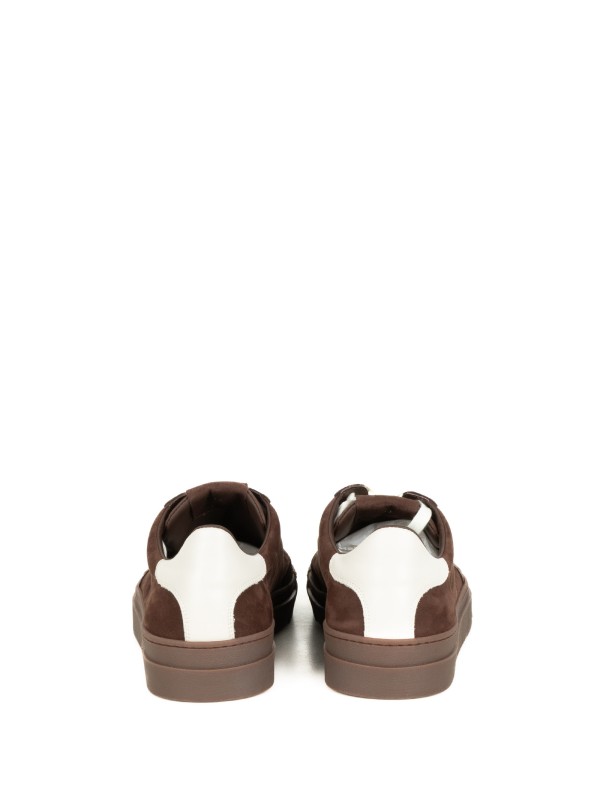 Men's Sneaker in Brown Suede