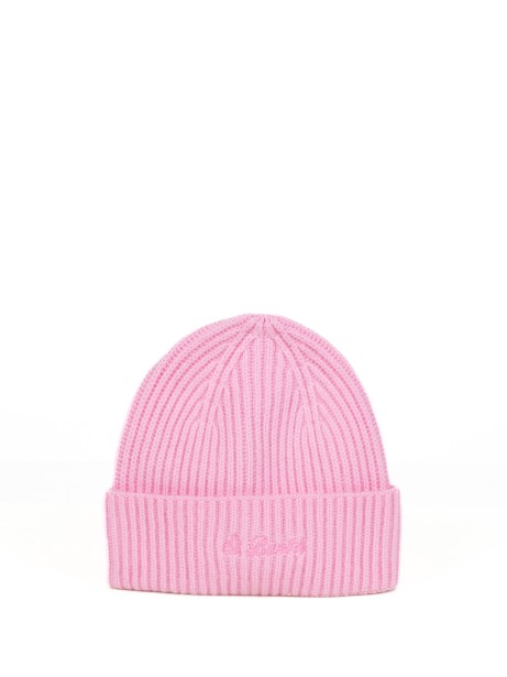 Pink Ribbed Hat
