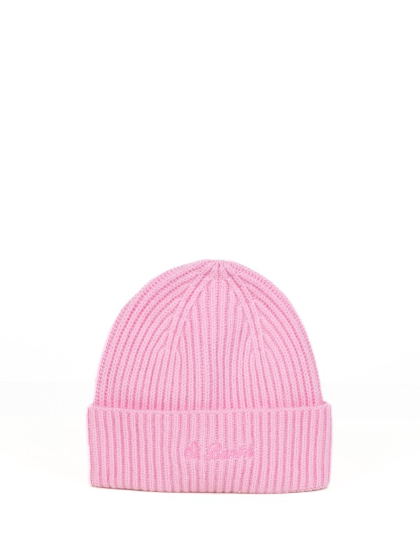 Pink Ribbed Hat