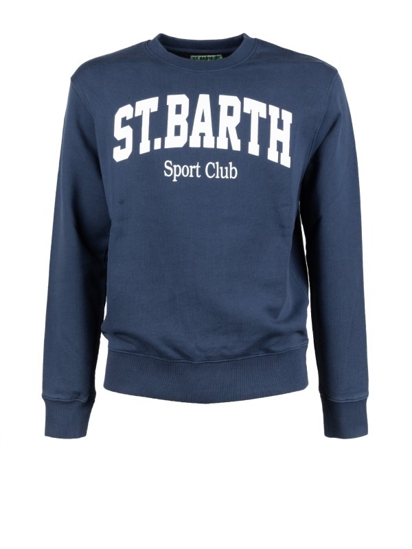 Men's Crew Neck Sweater Blue