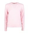 Maglia girocollo donna rosa