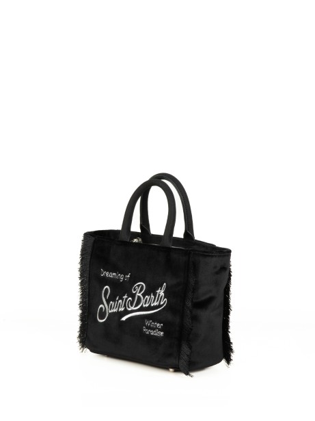 Shopping bag Vanity Mini Velvet nera