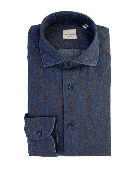 Camicia blu uomo