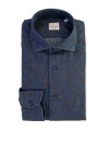 Camicia blu uomo