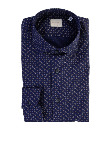 Camicia uomo blu navy