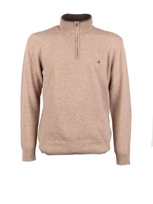 Maglia dolcevita uomo avena