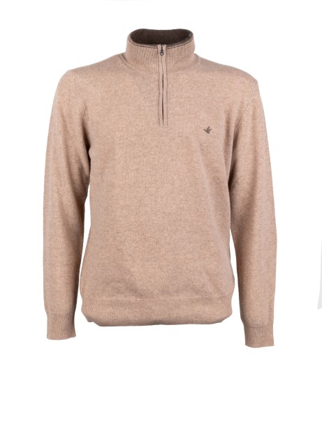 Maglia dolcevita uomo avena