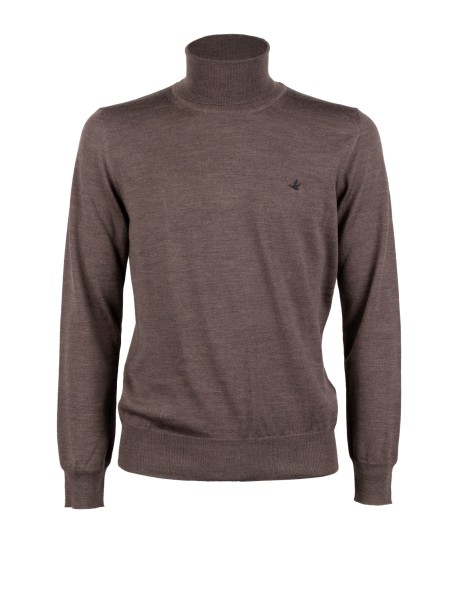 Maglia dolcevita cioccolato uomo