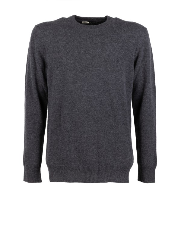 Maglia girocollo grafite uomo