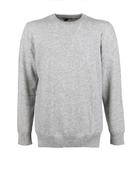 Maglia girocollo grigia uomo