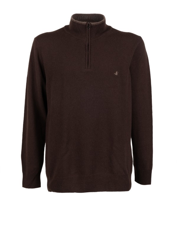 Maglia dolcevita uomo ebano