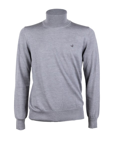 Maglia dolcevita grigio uomo