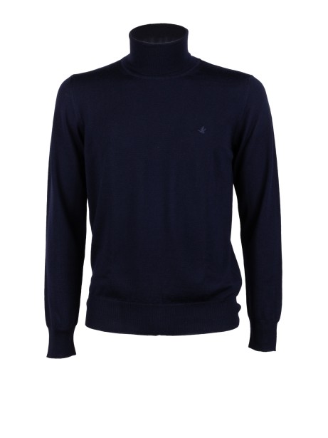 Maglia dolcevita navy uomo