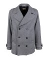 Giacca doppiopetto grigia uomo