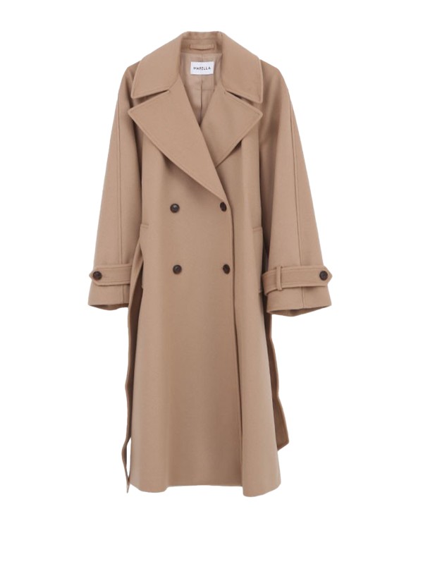 Cappotto cammello doppiopetto in lana cashmere Cappotto cammello doppiopetto in lana cashmere