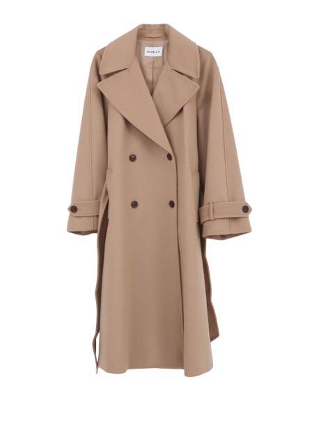Cappotto cammello doppiopetto in lana cashmere Cappotto cammello doppiopetto in lana cashmere