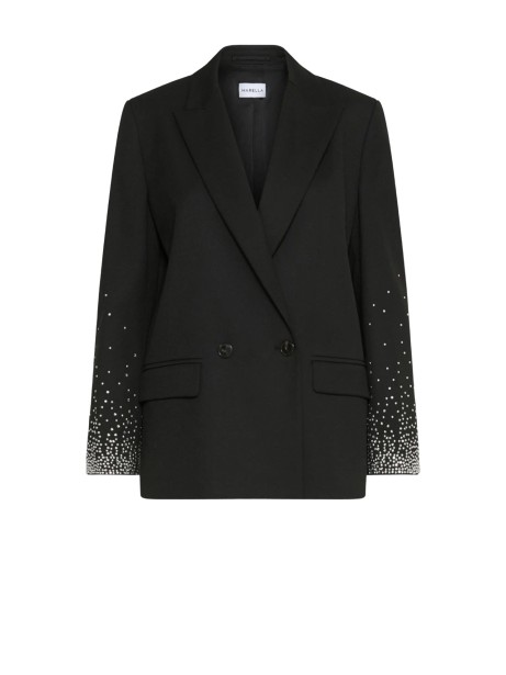 Giacca nera con brillantini