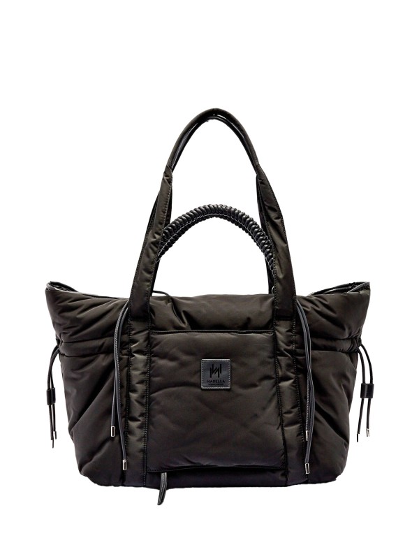 Shopping bag antracite in nylon Shopping bag antracite in nylon