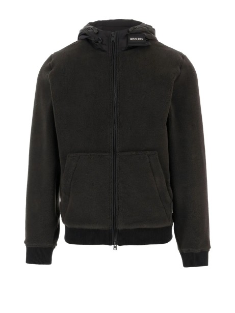 Felpa con cappuccio e zip