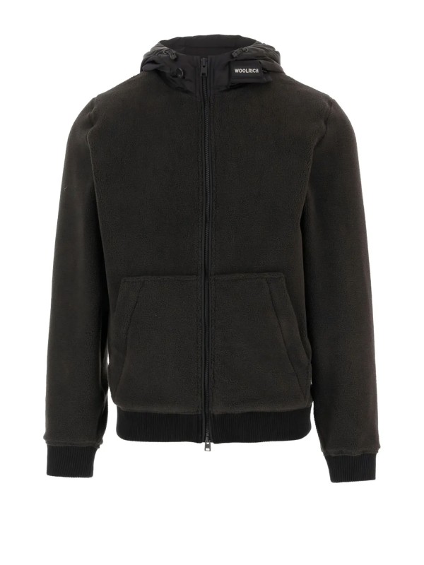 Felpa con cappuccio e zip