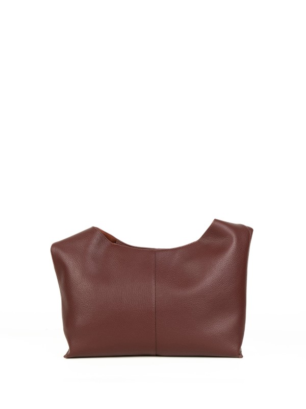 Borsa a spalla Veronica testa di moro in pelle