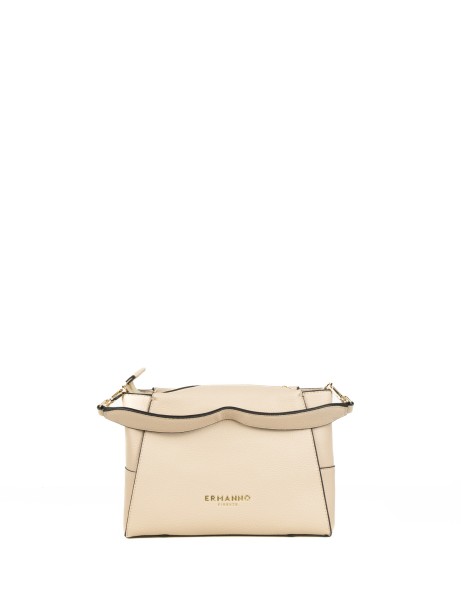 Borsa a tracolla Victoria sabbia in pelle