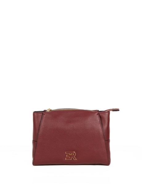 Borsa a tracolla Victoria vinaccia in pelle