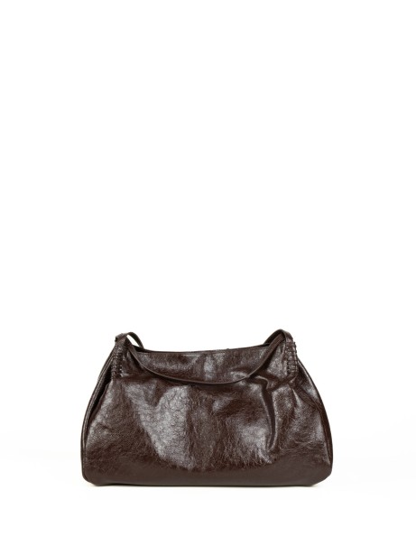 Borsa shopping bag testa di moro in pelle large