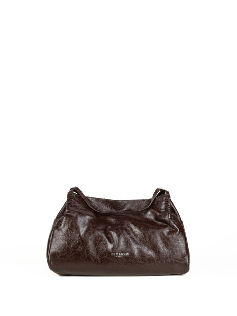 Borsa shopping bag testa di moro in pelle large