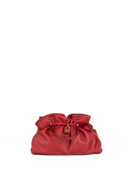 Borsa doppio manico Vivian rossa in pelle small