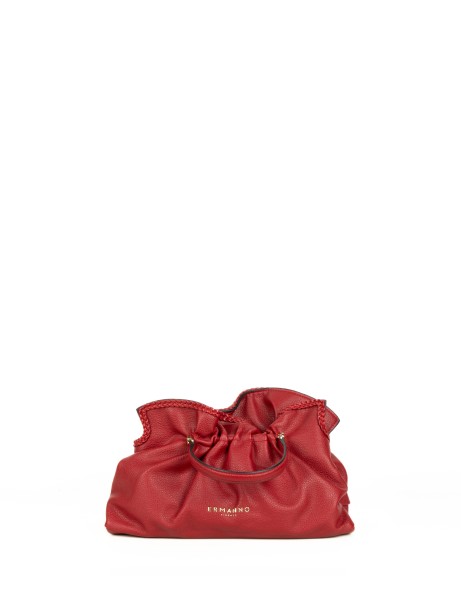 Borsa doppio manico Vivian rossa in pelle small