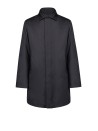Cappotto blu navy uomo in listo lana
