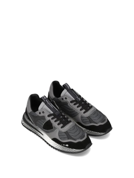 Sneakers Olympique in pelle e mesh