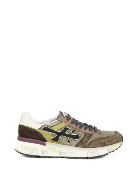 Sneaker Mick 7717 verde militare uomo