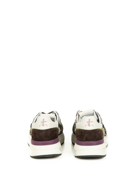 Sneaker Mick 7717 verde militare uomo