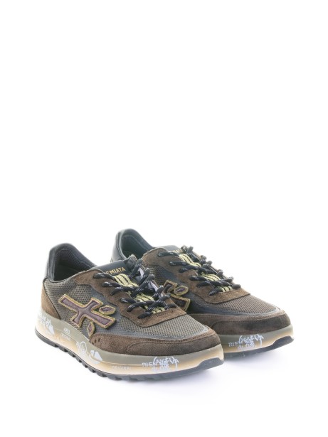 Sneaker Nous 7731 uomo verde militare 2