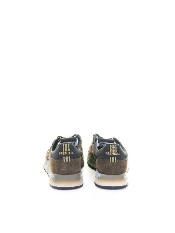 Sneaker Nous 7731 uomo verde militare