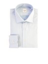 Camicia bianco celeste uomo