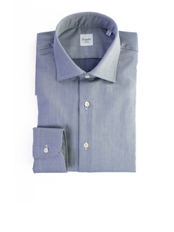 Camicia blu uomo