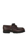 Brown Leather Moccasin with Rubber Sole