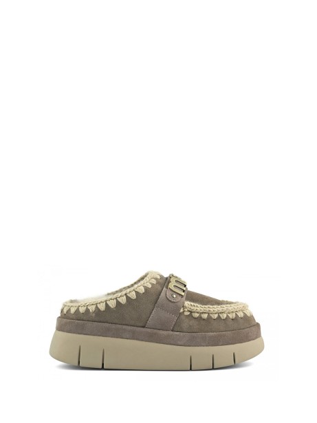 Sabot in suede con bordo bounce