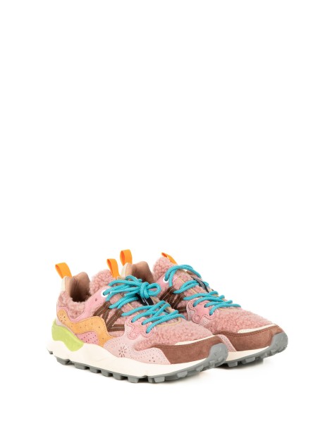 Sneaker Yamano 3 arancio rosa donna 2
