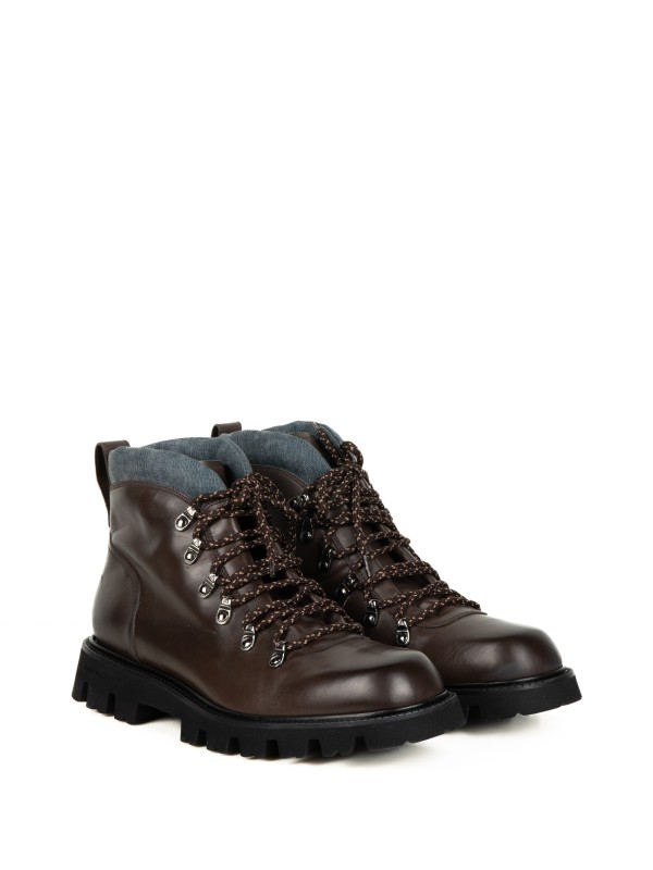 Pedula ebano uomo in pelle