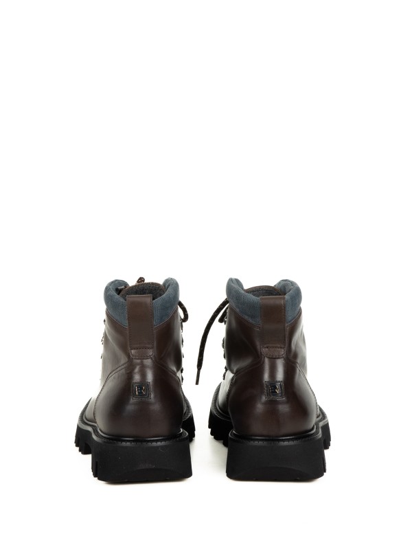 Pedula ebano uomo in pelle