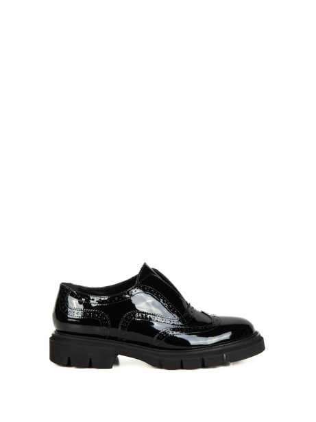 Women's Oxford in Black Patent Leather