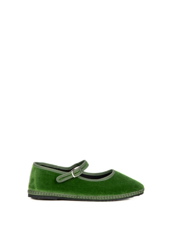Friulana Bebe' green grosgrain
