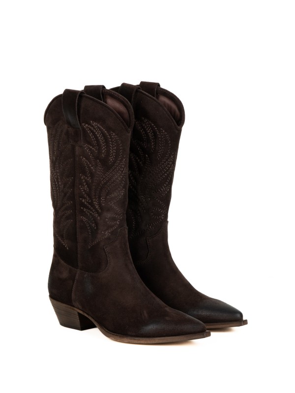 Women's Coffee Texan Boot