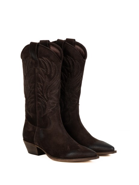 Women's Coffee Texan Boot